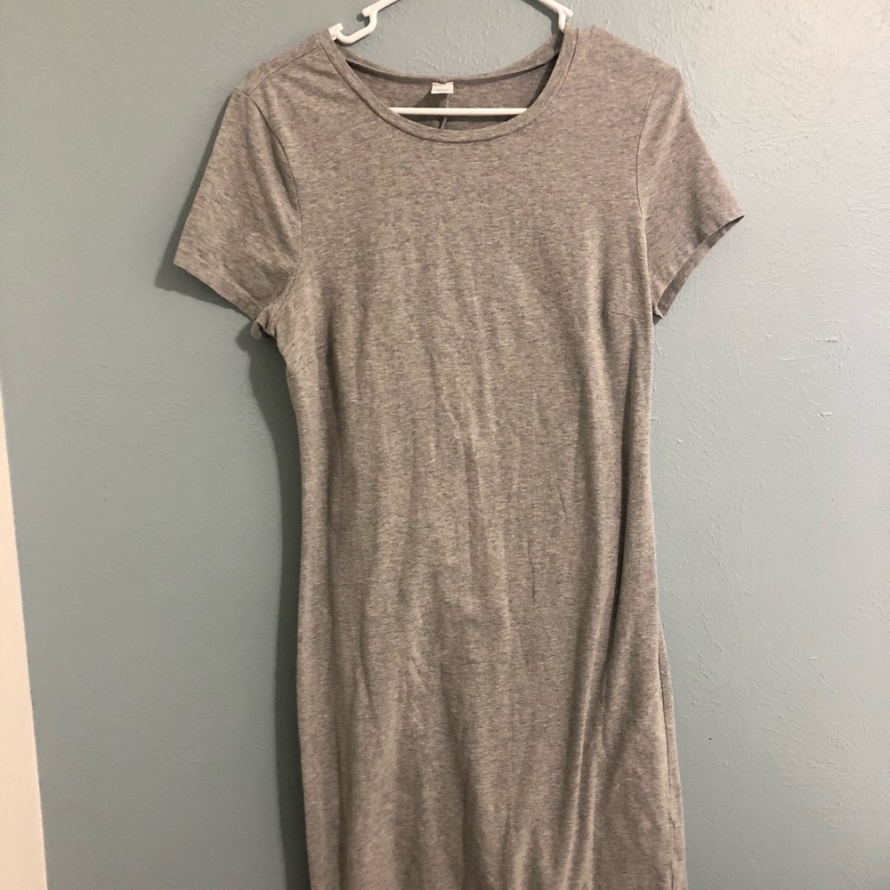 Gray Jersey Dress